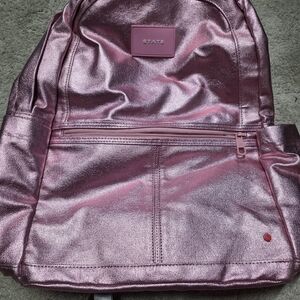 STATE Kane Metallic Pink Beautiful Backpack Large Size